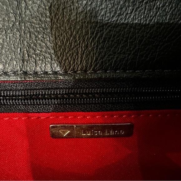 Stylish Red and Black Clutch - Picture 2 of 4